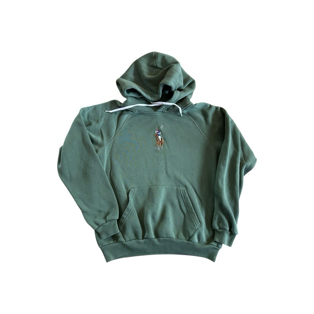 Ralph Lauren Green Polo Player Hoodie